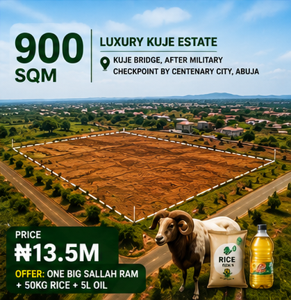 900sqm Luxury Kuje Estate